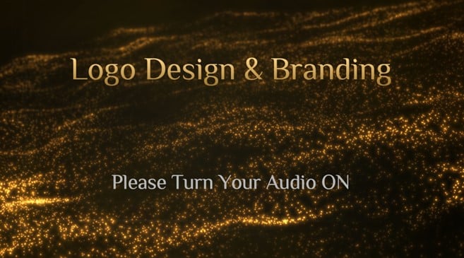 Logo design and branding for your homepage. Please turn your audio on to optimize SEO keywords.
